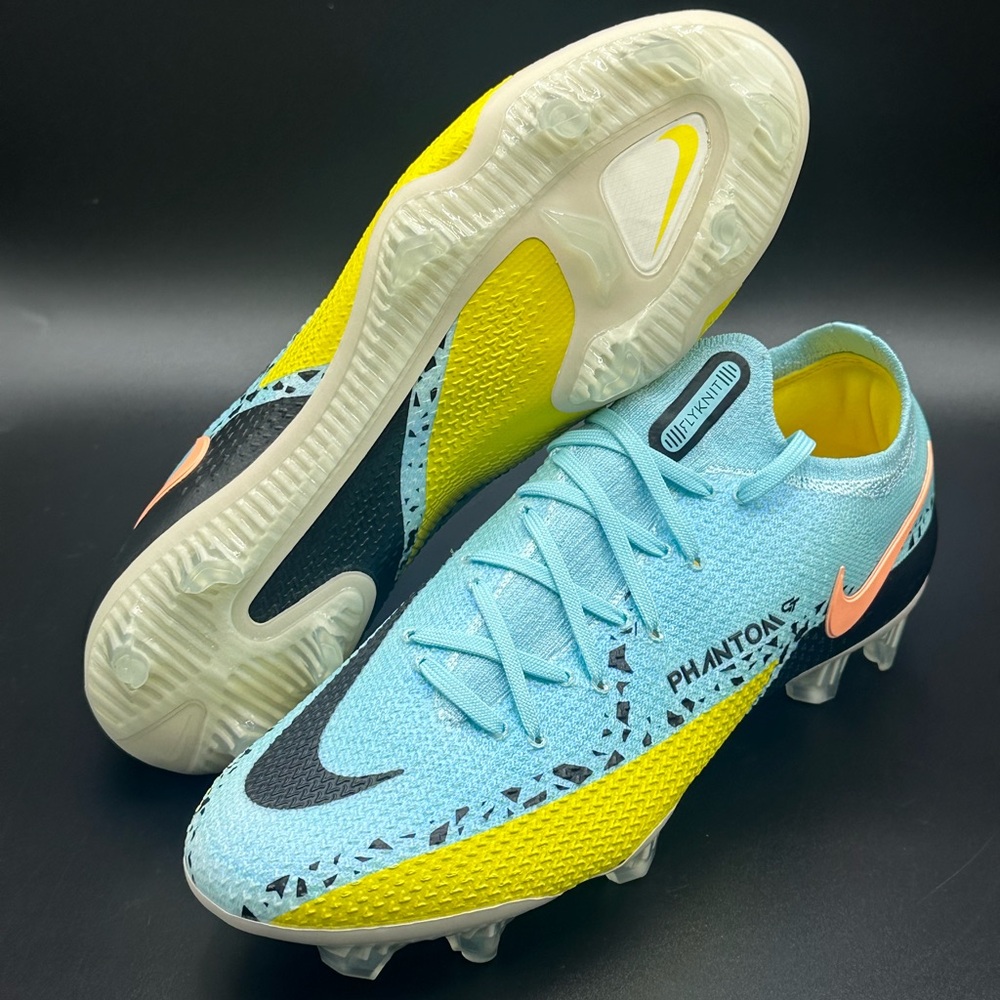 Nike Phantom GT2 Elite FG Glacier Soccer Cleats Mens 6.5 / Womens 8 CZ9890-408